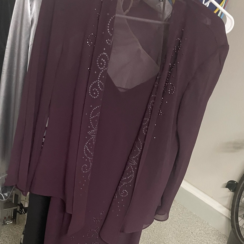 Long women’s dress with mini cover